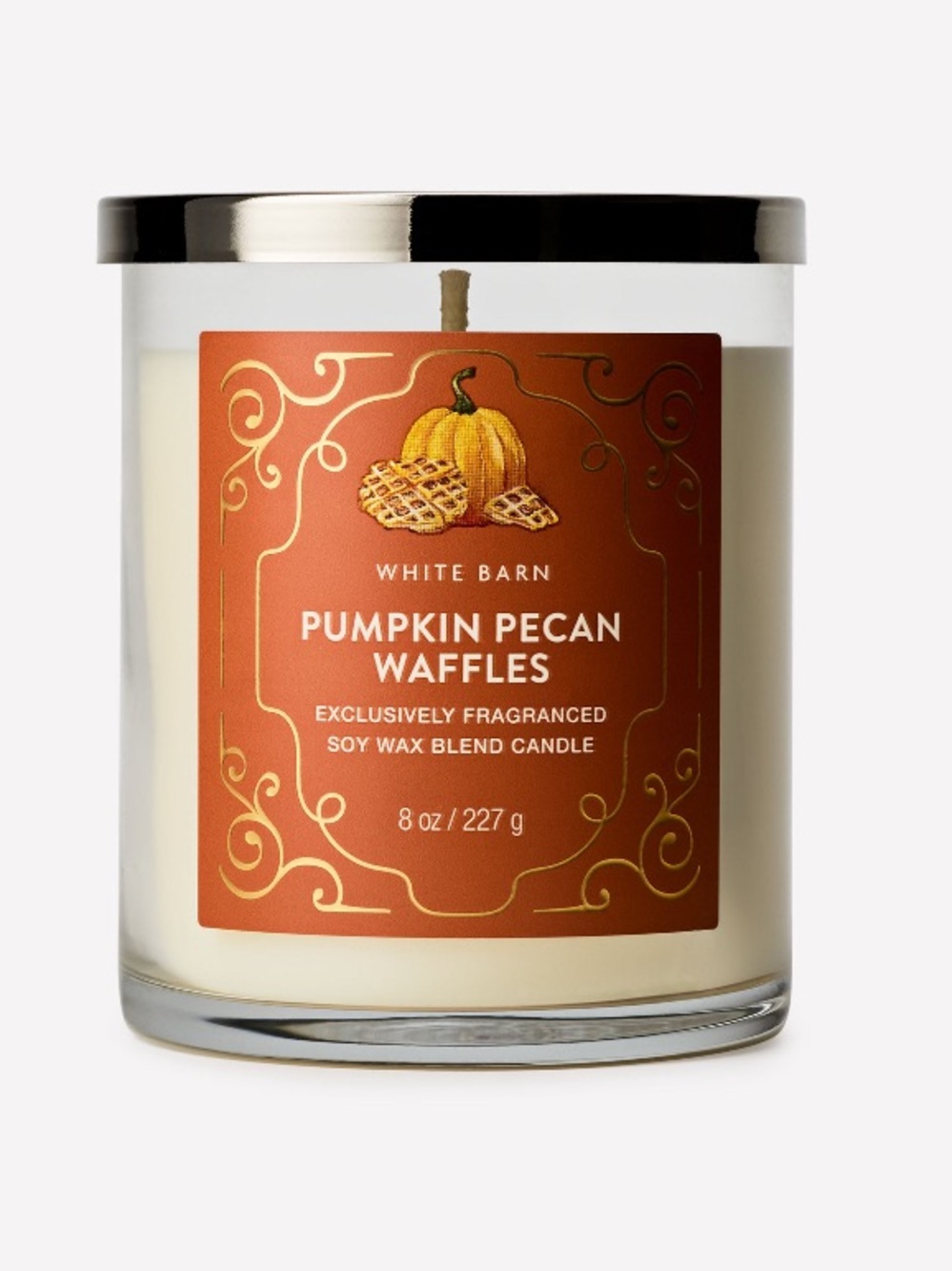 2/$20 “PUMPKIN PECAN WAFFLES” Single Wick Candle by B&BW / WB 8 oz / 227 g, NWT